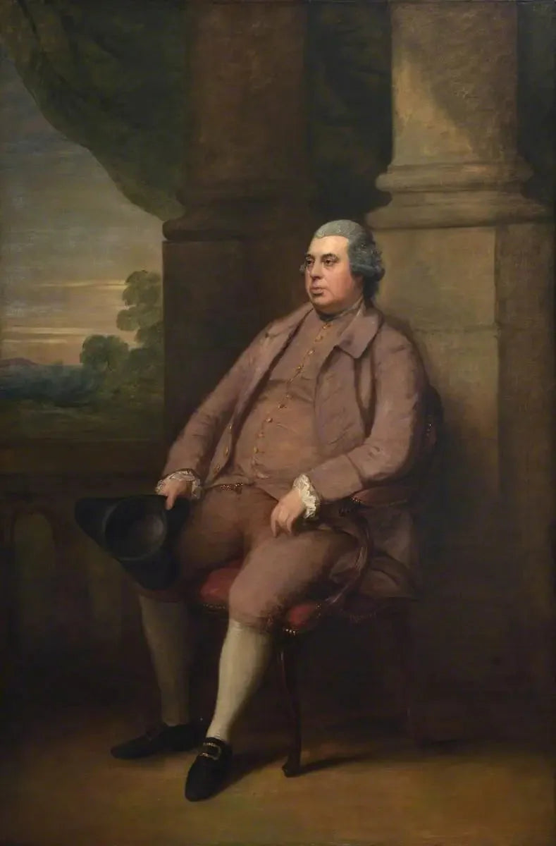 John Thornton (1720–1790) - Thomas Gainsborough image 1 copie peinte à la main à l’huile