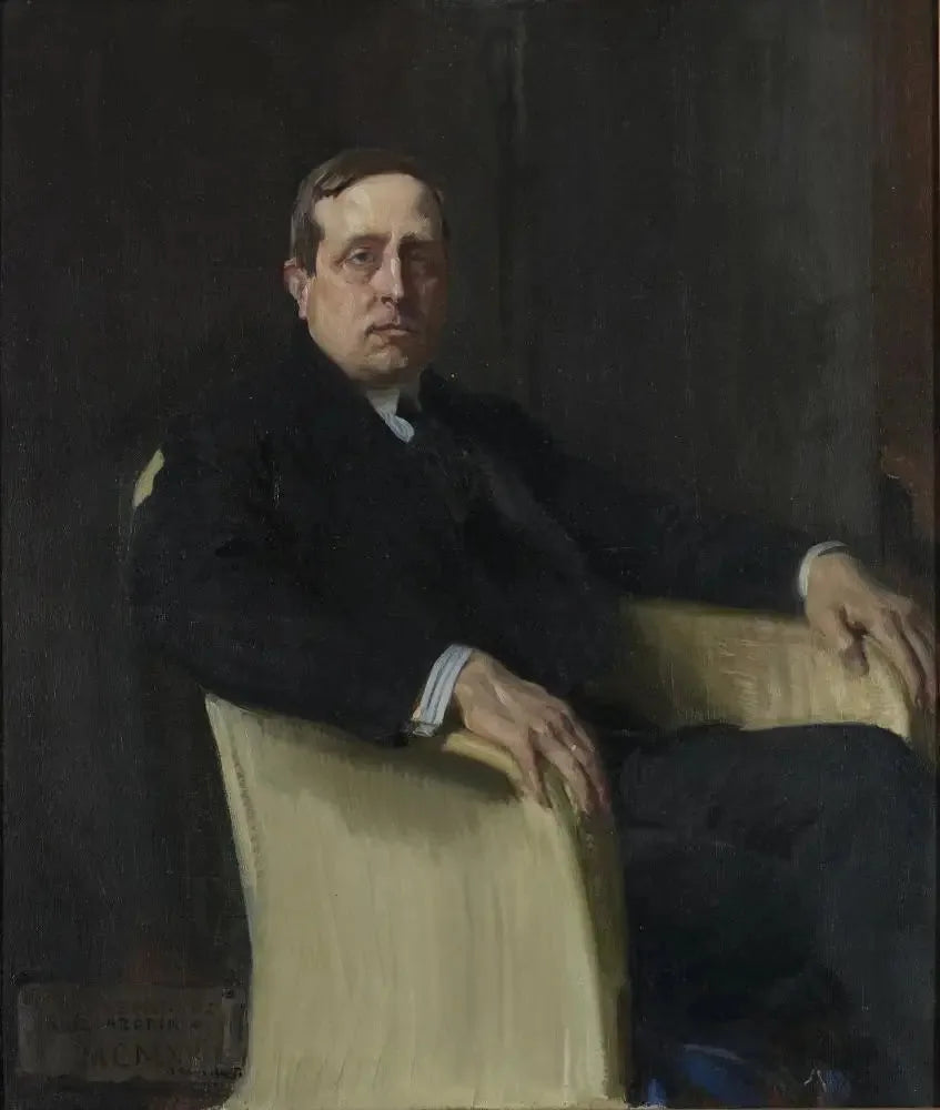 José Martínez Ruiz (Azorín) - Joaquín Sorolla image 1 copie peinte à la main à l’huile