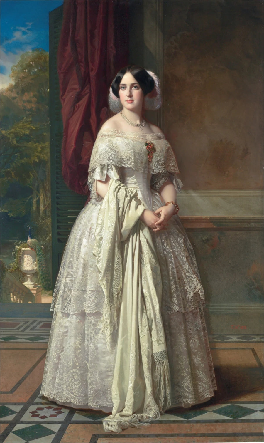 Josefa del Águila y Ceballos, plus tard marquise d'Espeja - Federico de Madrazo