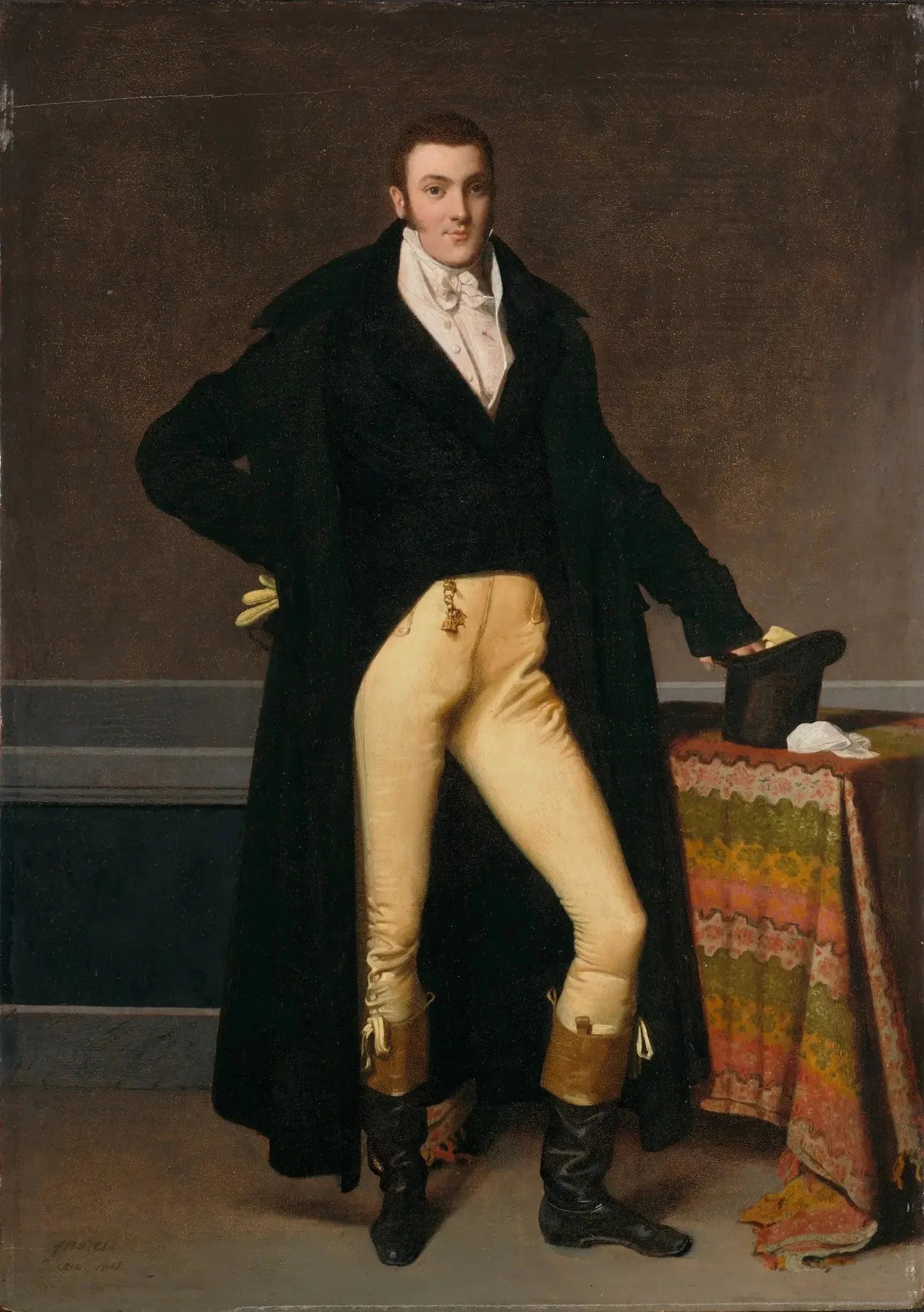 Joseph-Antoine de Nogent - Jean-Auguste-Dominique Ingres image 1 reproduction d’œuvre d’art à l’huile