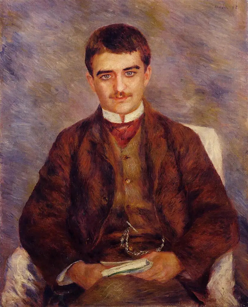 Joseph Durand-Ruel - Pierre-Auguste Renoir image 1 reproduction de peinture à l’huile