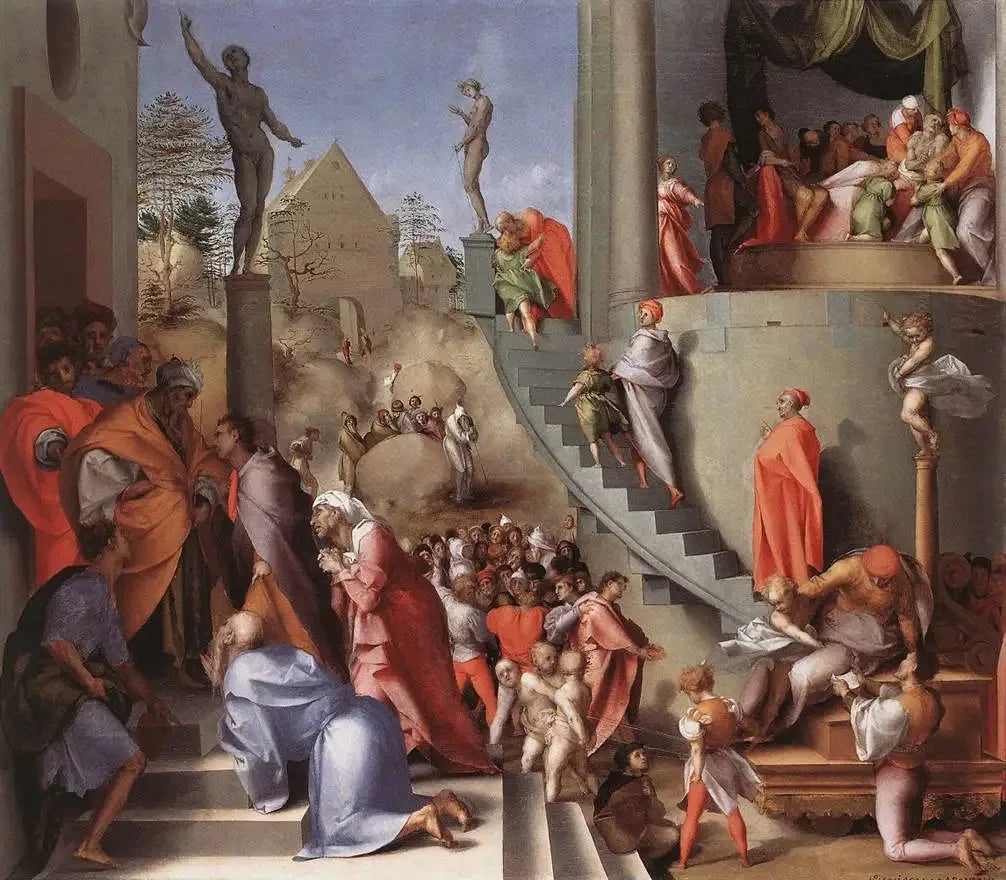 Joseph en Égypte - Pontormo image 1 reproduction de peinture à l’huile