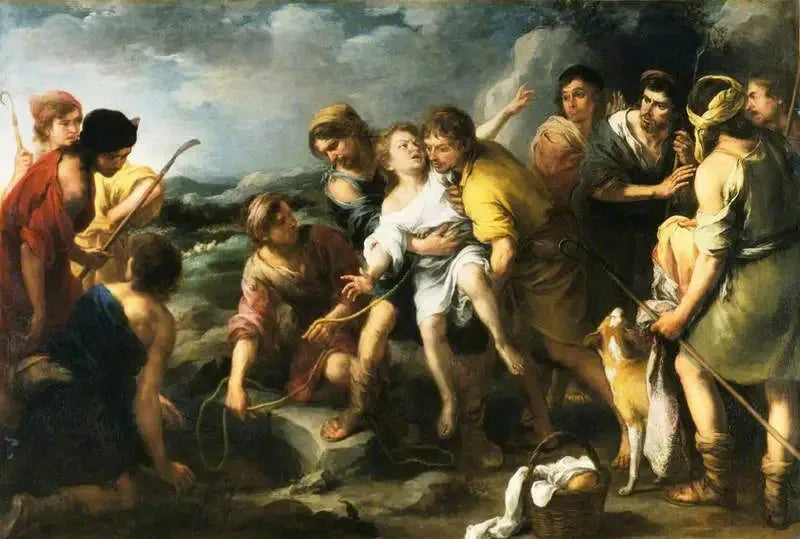 Joseph et ses frères - Bartolomé Esteban Murillo image 1 reproduction artisanale de tableau
