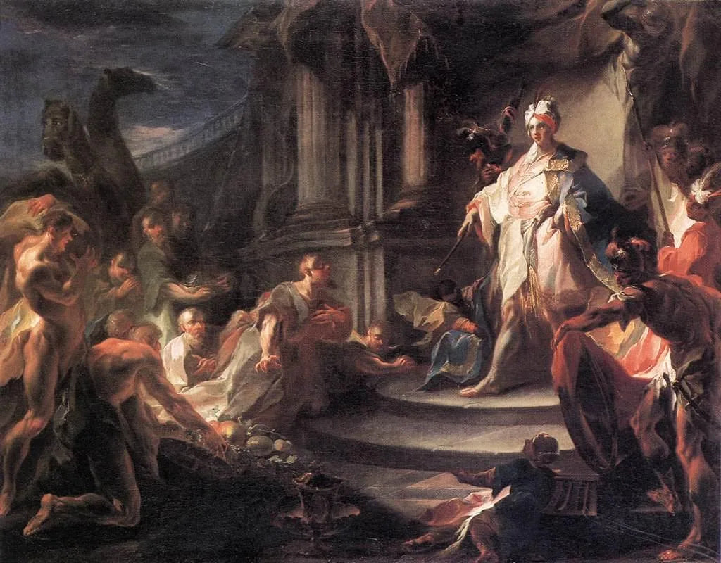 Joseph et ses frères - Franz Anton Maulbertsch image 1 tableau peint à l’huile sur toile