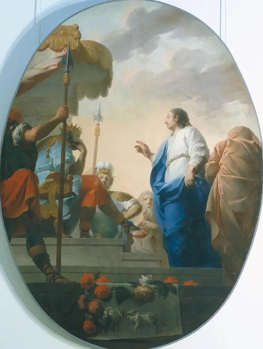 Joseph explique les songes du pharaon - Pierre Subleyras image 1 copie peinte à la main à l’huile