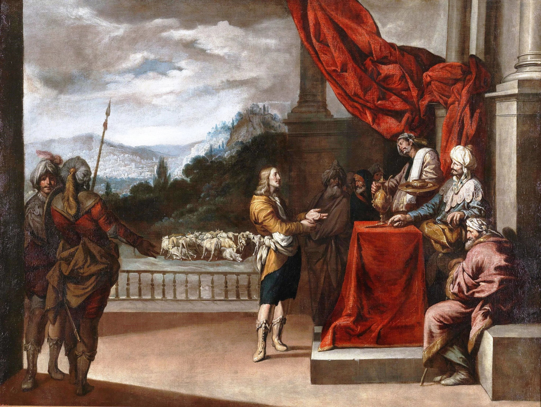 Joseph explique les rêves du Pharaon - Antonio del Castillo y Saavedra