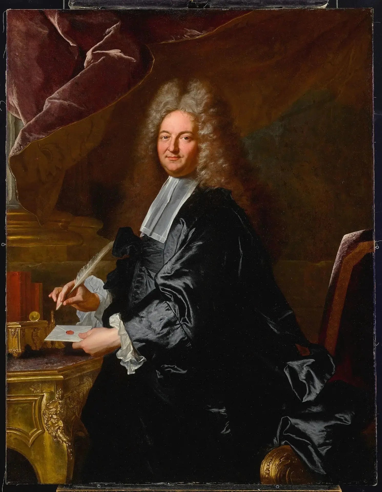 Joseph Fleuriau d'Armenonville - Hyacinthe Rigaud image 1 reproduction artisanale de tableau