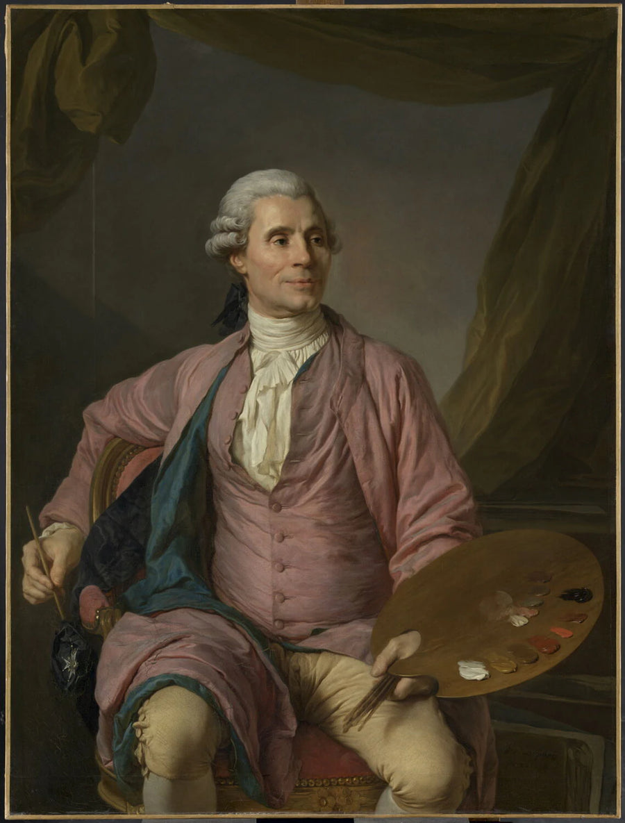 Joseph-Marie Vien (1716-1809), peintre. - Joseph Siffred Duplessis
