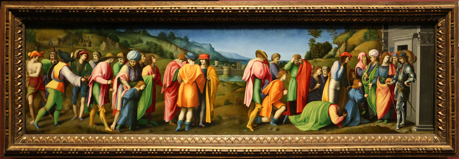 Joseph pardonne à ses frères - Francesco Ubertini dit Le Bacchiacca