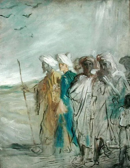 Joseph vendu par ses frères - Théodore Chassériau image 1 copie peinte à la main à l’huile