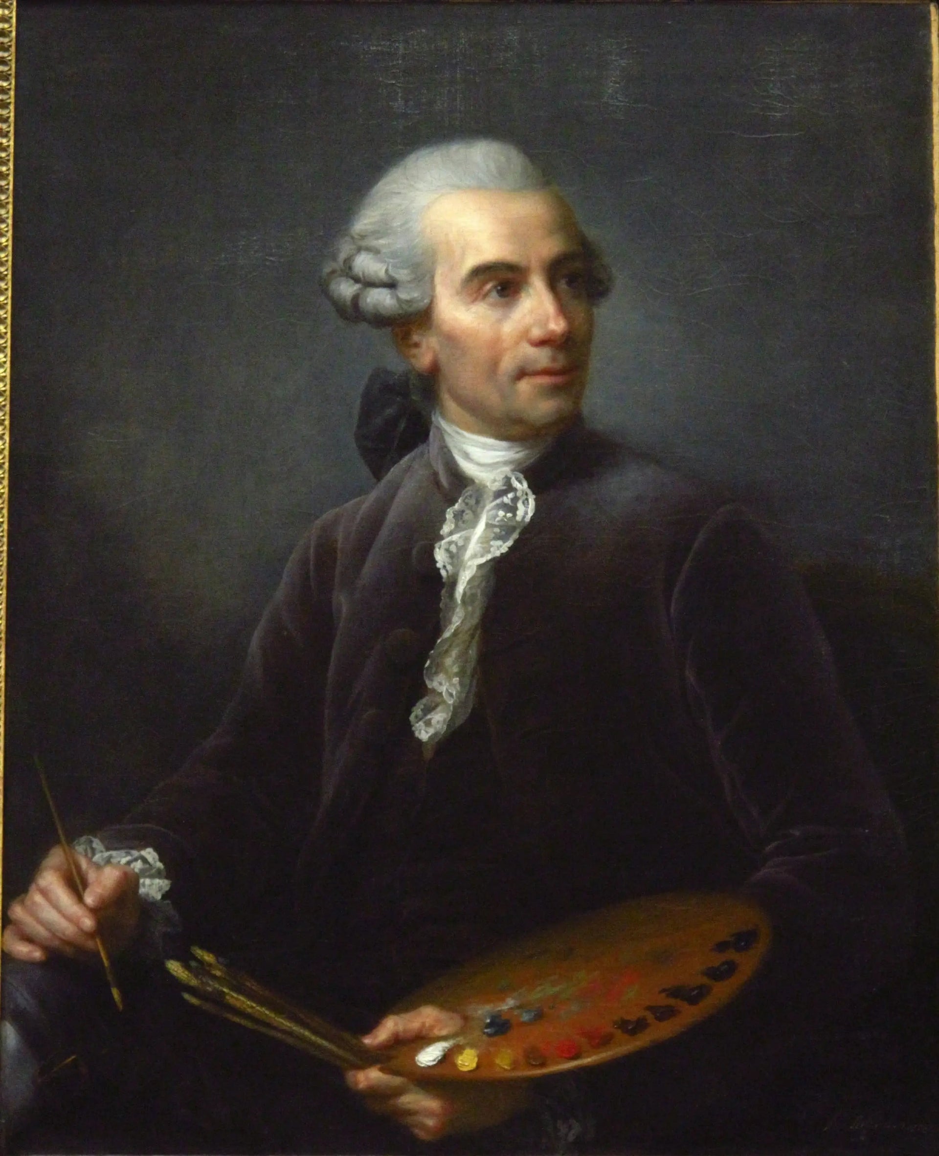 Joseph Vernet - Élisabeth Vigée Le Brun image 1 copie peinte à la main à l’huile