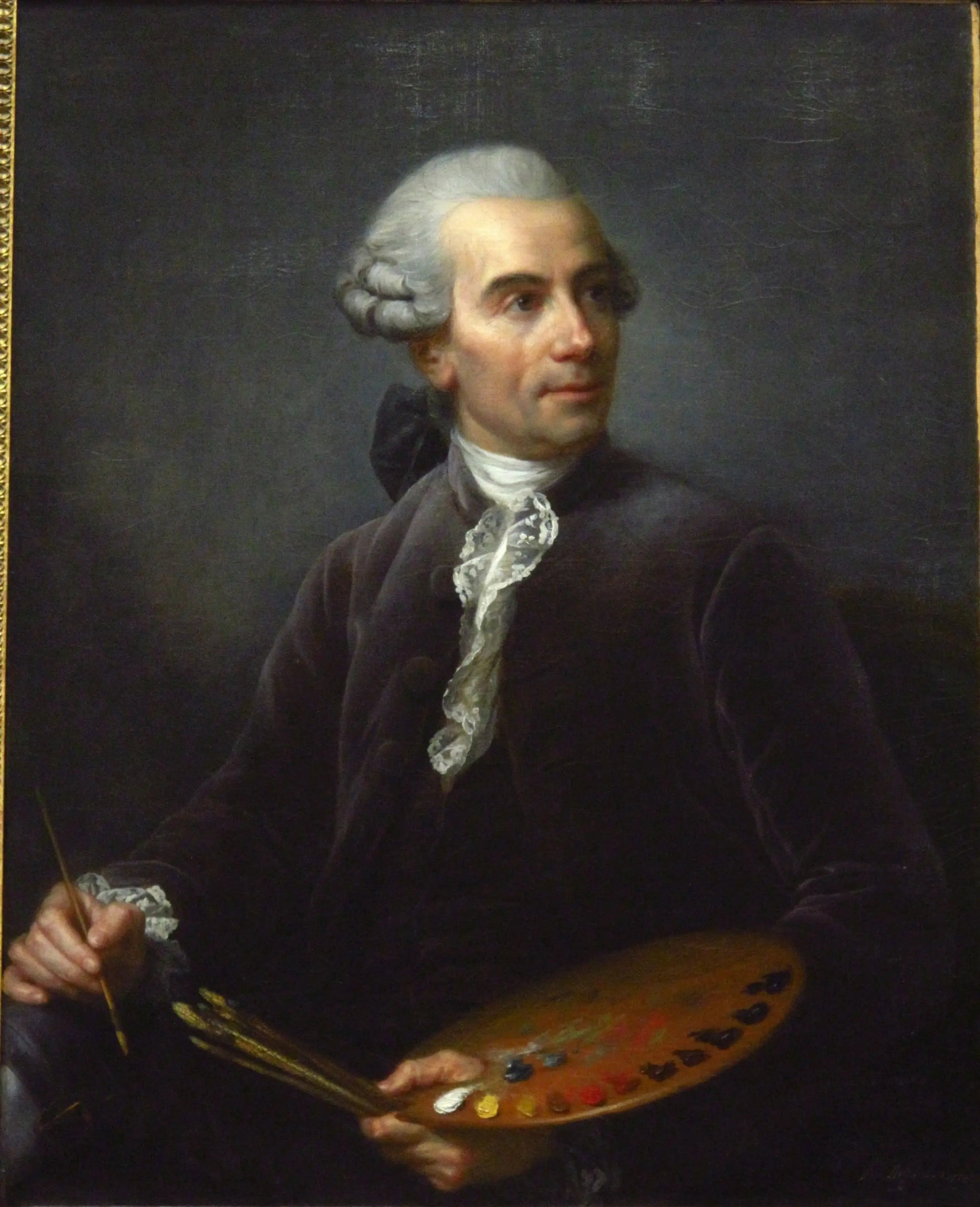 Joseph Vernet - Élisabeth Vigée Le Brun image 1 copie peinte à la main à l’huile