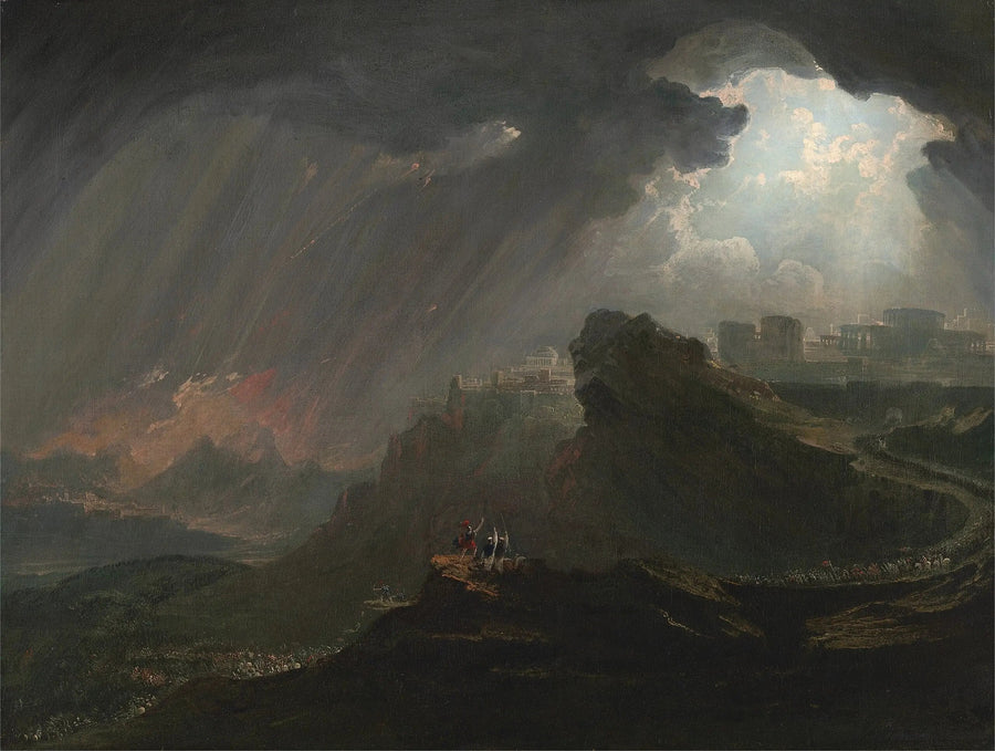Josué commandant au soleil de s'arrêter - John Martin