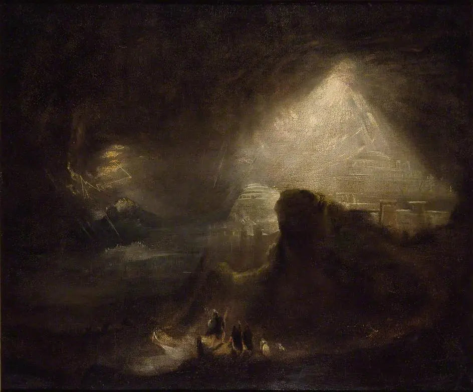 Josué ordonnant au soleil de s'arrêter - John Martin image 1 reproduction réalisée par Alpha Reproduction