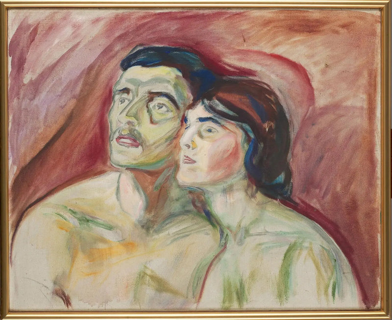 Joue contre joue - Edvard Munch