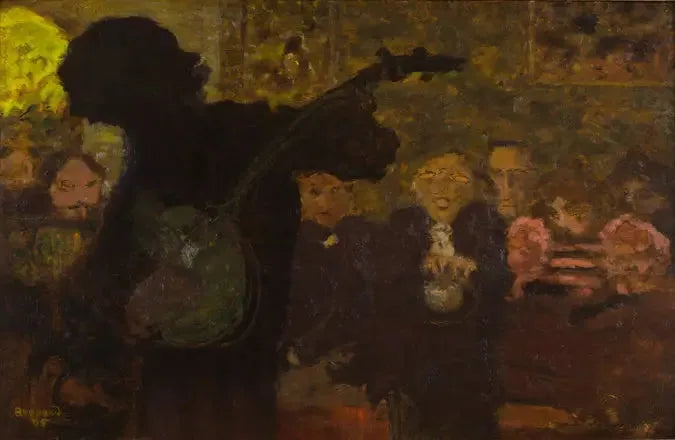 Joueur de banjo - Pierre Bonnard image 1 tableau peint à l’huile sur toile