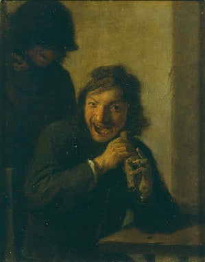 Joueur de flûte - Adriaen Brouwer image 1 reproduction artisanale de tableau