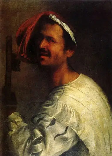 Joueur de flûte - Giorgione image 1 copie peinte à la main à l’huile