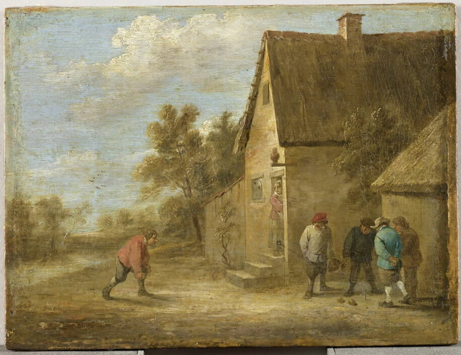 Les Joueurs de boules - David II Teniers