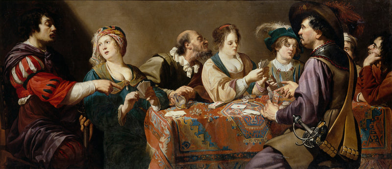 Joueurs de cartes - Theodore Rombouts