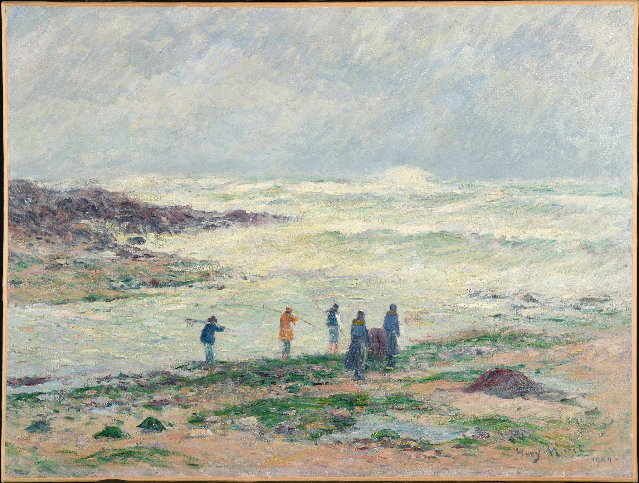 Jour d'hiver - Henry Moret image 1 tableau peint à l’huile sur toile