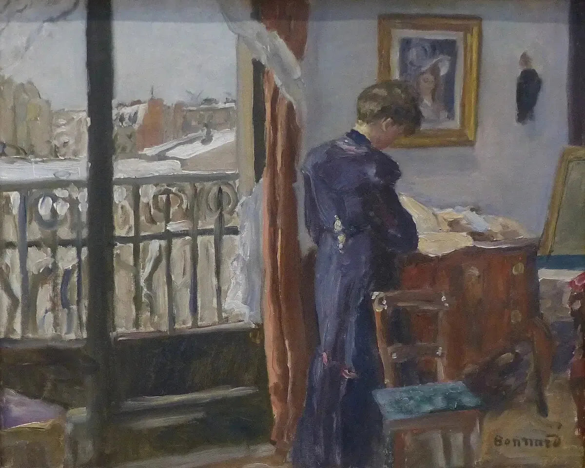 Jour d'hiver - Pierre Bonnard image 1 tableau peint à l’huile sur toile