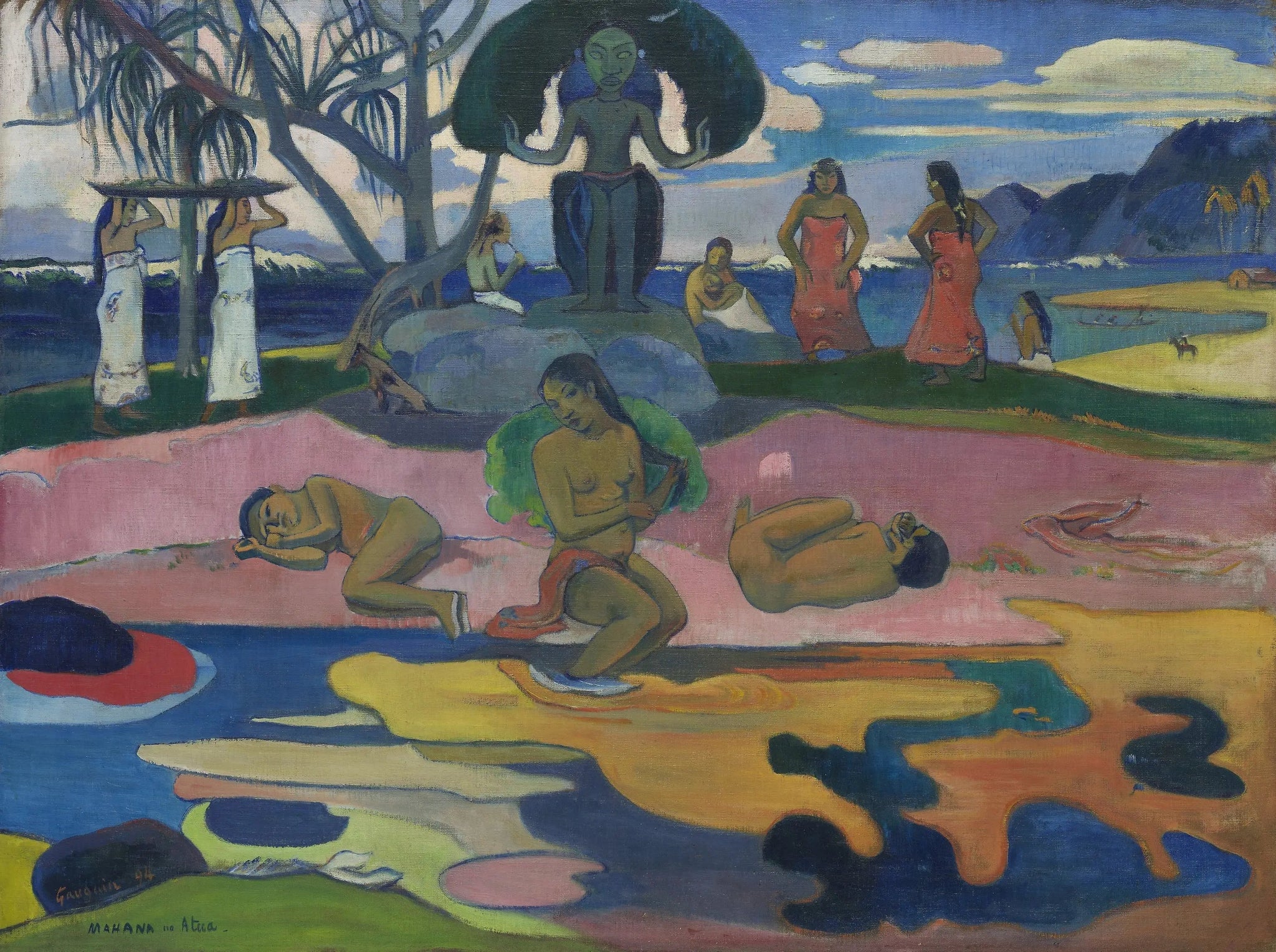 Jour de Dieu - Paul Gauguin image 1 reproduction d’œuvre d’art à l’huile