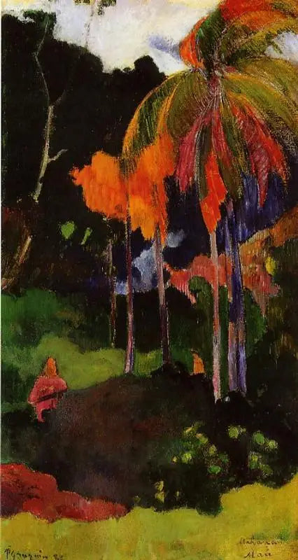 Jour de provisions I - Paul Gauguin image 1 reproduction d’œuvre d’art à l’huile