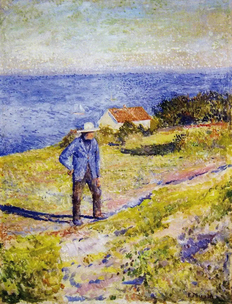 Jour ensoleillé à Åsgårdstrand - Edvard Munch image 1 copie de tableau peinte à la main