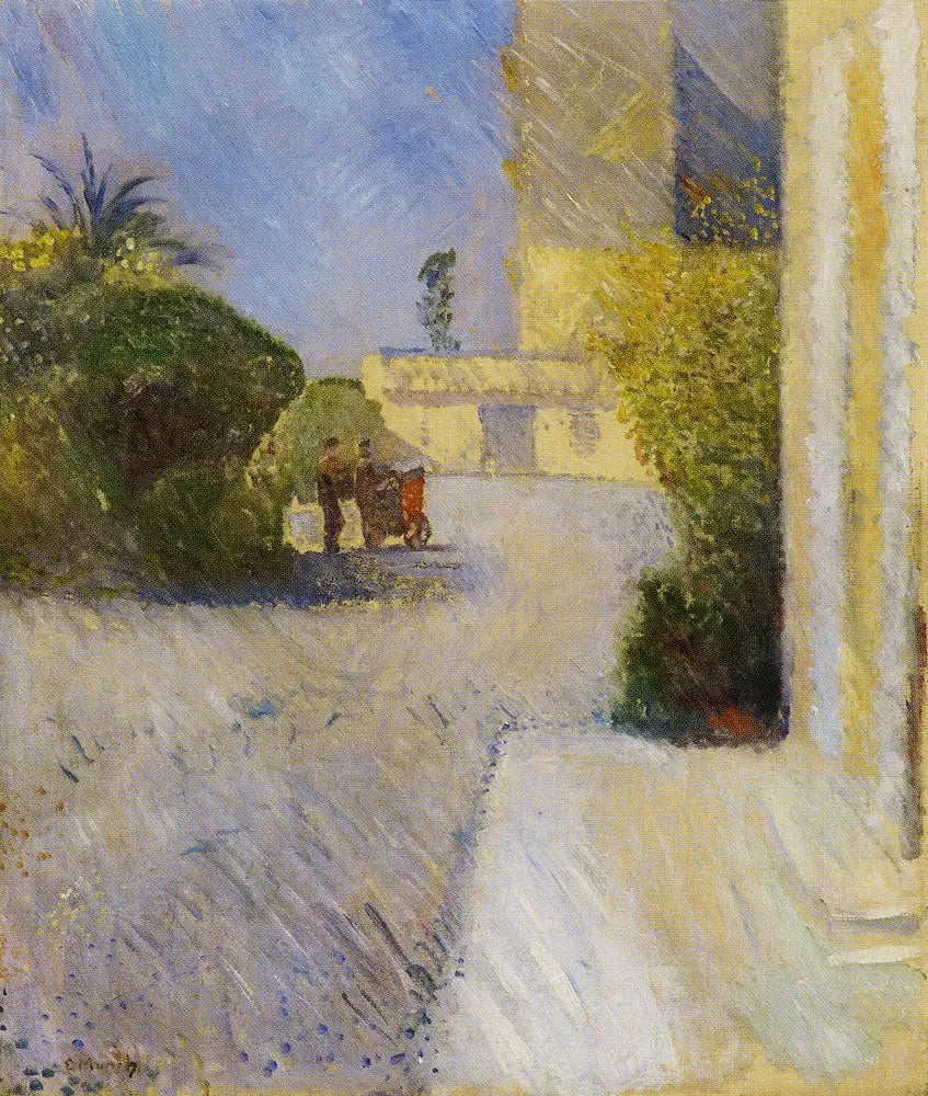 Jour ensoleillé à Nice - Edvard Munch image 1 reproduction de peinture à l’huile