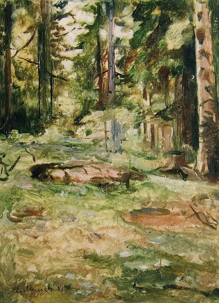 Journée d'été en forêt - Edvard Munch
