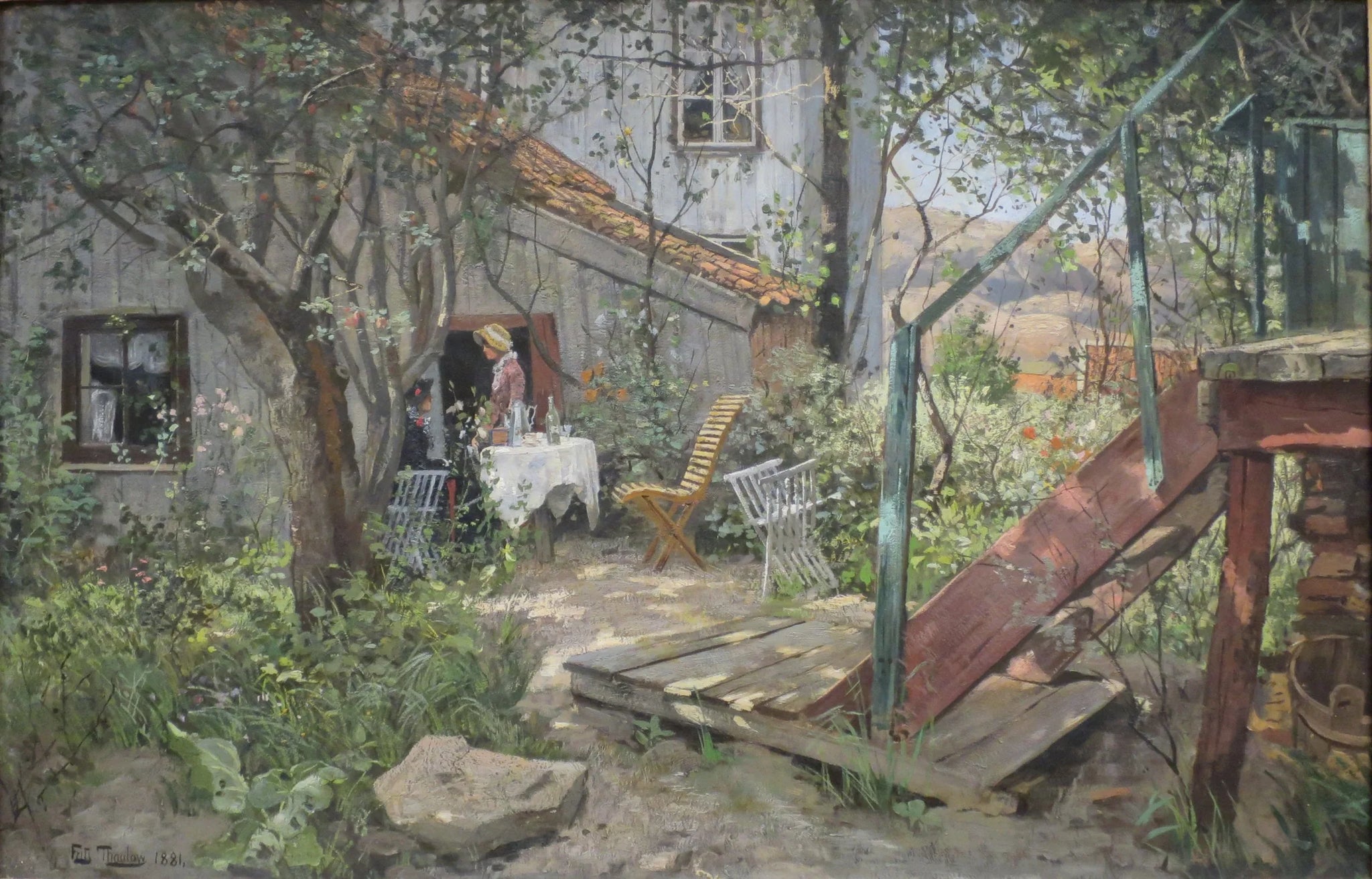 Journée d'été - Frits Thaulow image 1 reproduction d’œuvre d’art à l’huile