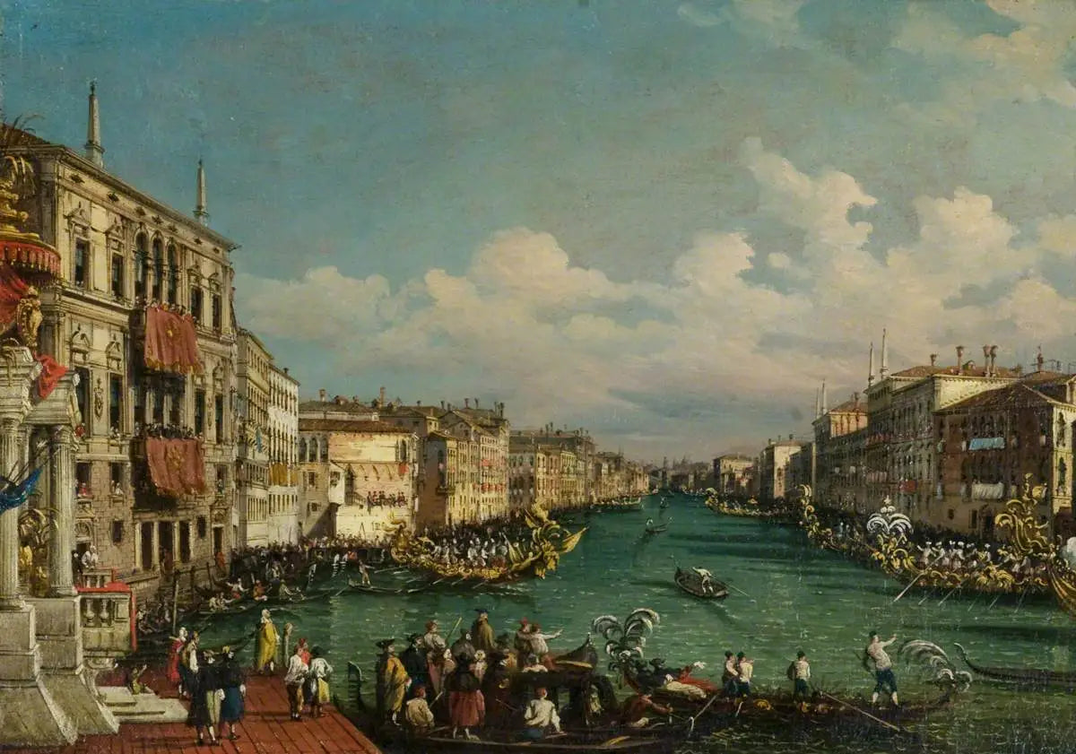 Journée de gala à Venise - Canaletto image 1 tableau peint à l’huile sur toile