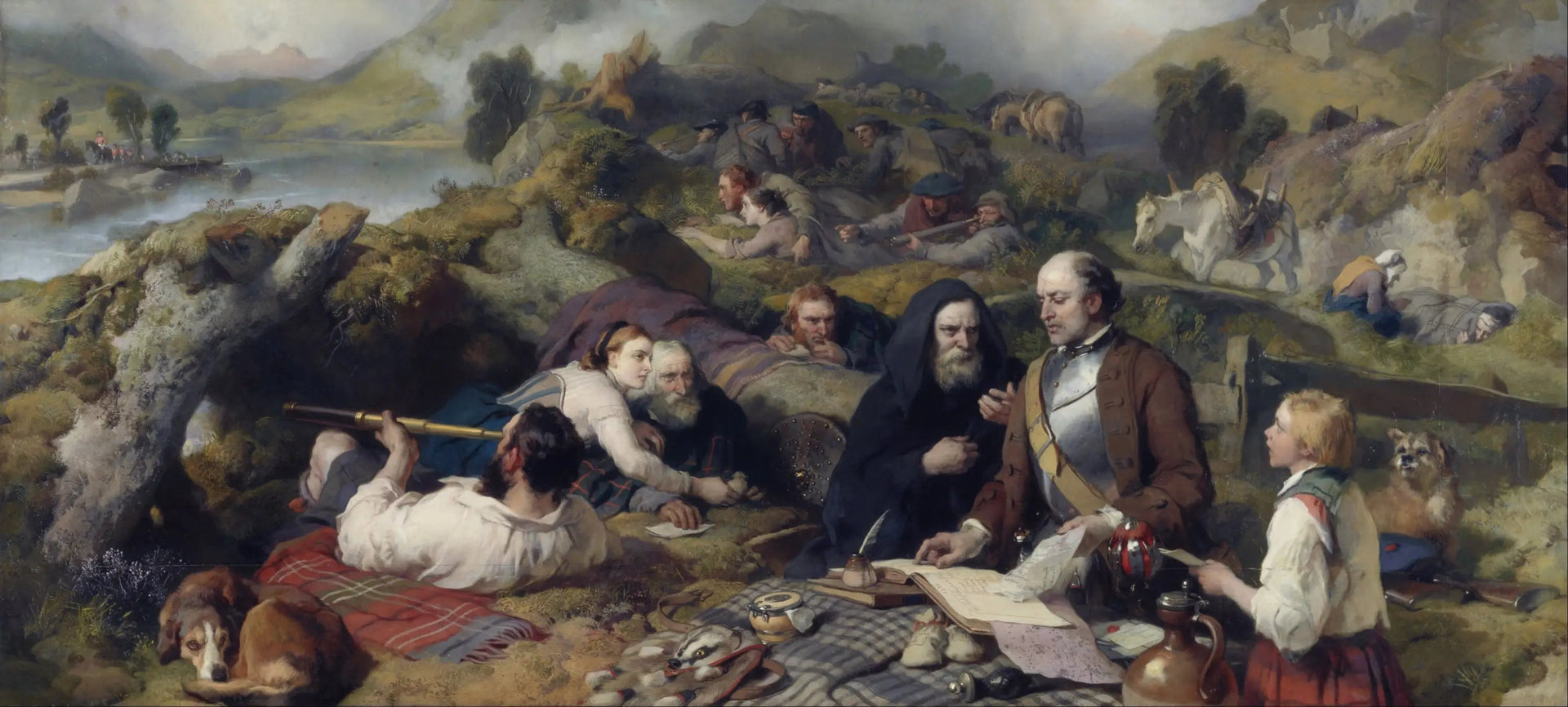 Journée de location dans le désert - Edwin Henry Landseer image 1 copie peinte à la main à l’huile