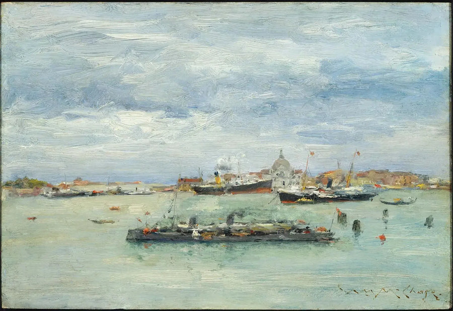 Journée grise sur le lagon - William Merritt Chase