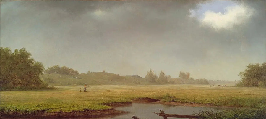 Journée nuageuse, Rhode Island - Martin Johnson Heade