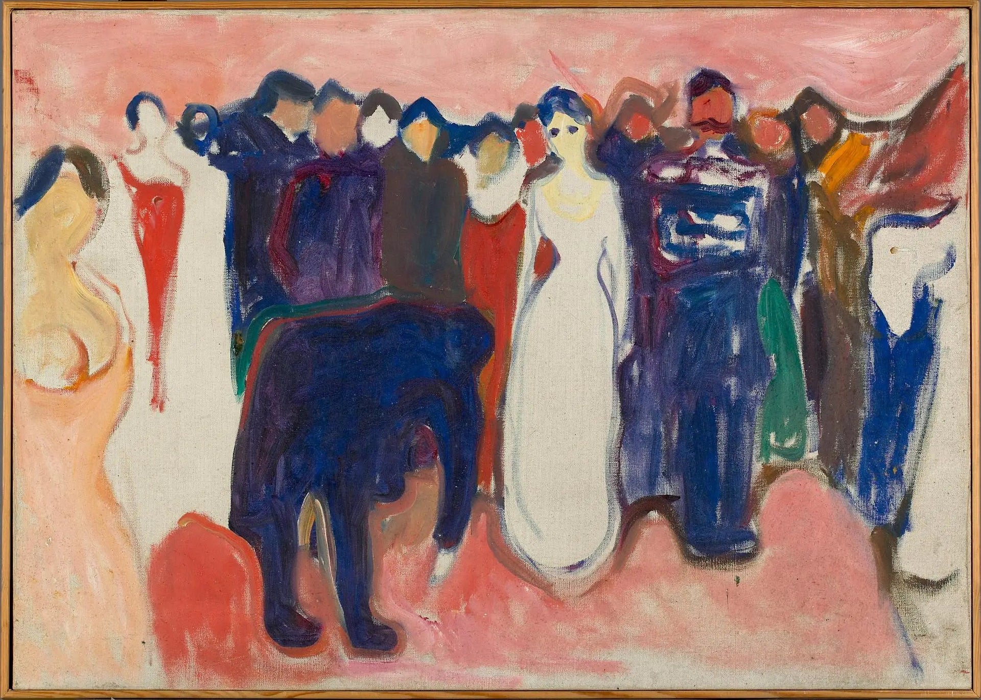 Joyeuse Compagnie - Edvard Munch image 1 reproduction de peinture à l’huile