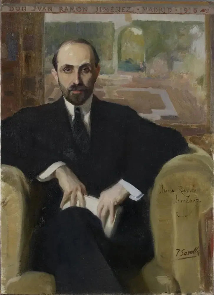 Juan Ramón Jiménez - Joaquín Sorolla image 1 reproduction de peinture à l’huile