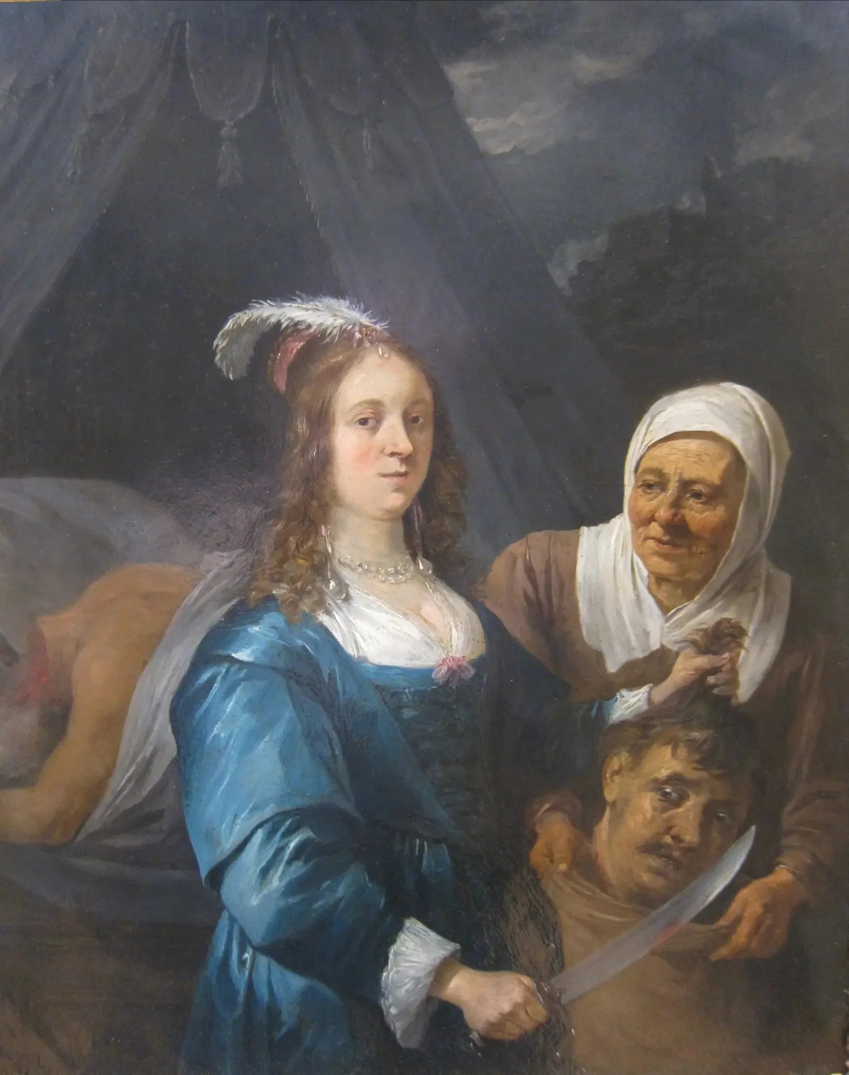 Judith avec la tête d'Holopherne - David Teniers le Jeune image 1 reproduction réalisée par Alpha Reproduction