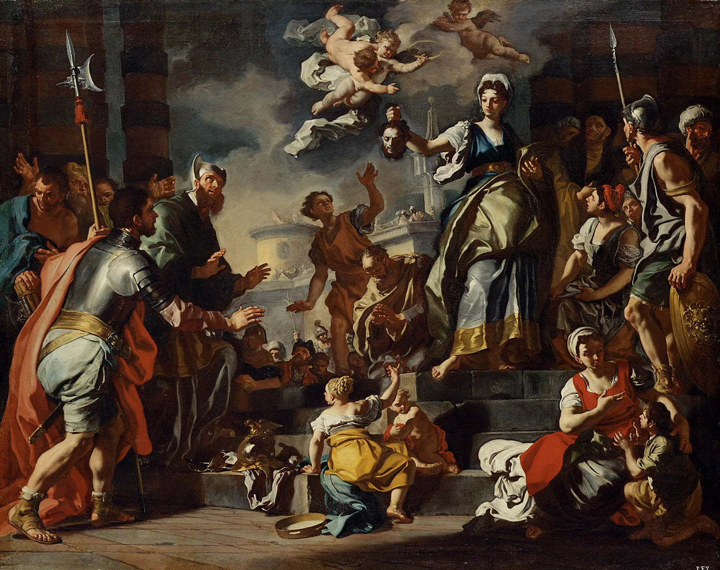 Judith avec la tête d'Holopherne - Francesco Solimena image 1 reproduction d’œuvre d’art à l’huile