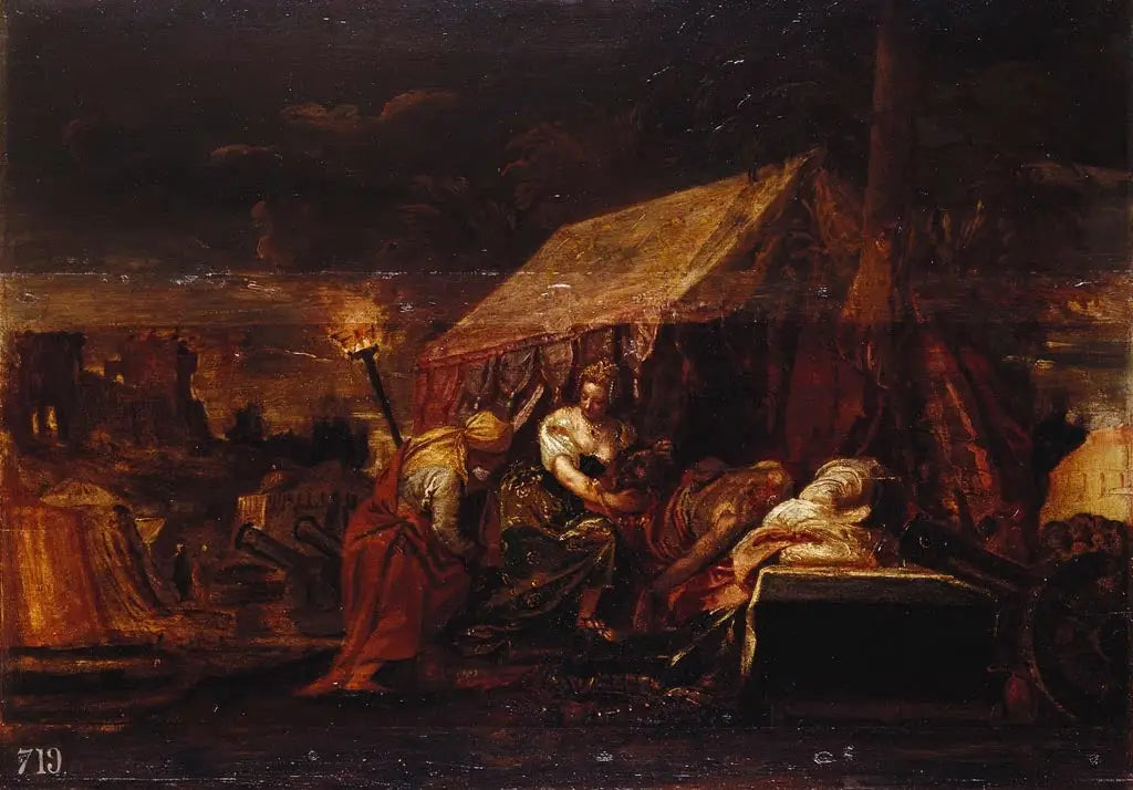 Judith avec la tête d'Holopherne - Paul Véronèse image 1 copie peinte à la main à l’huile