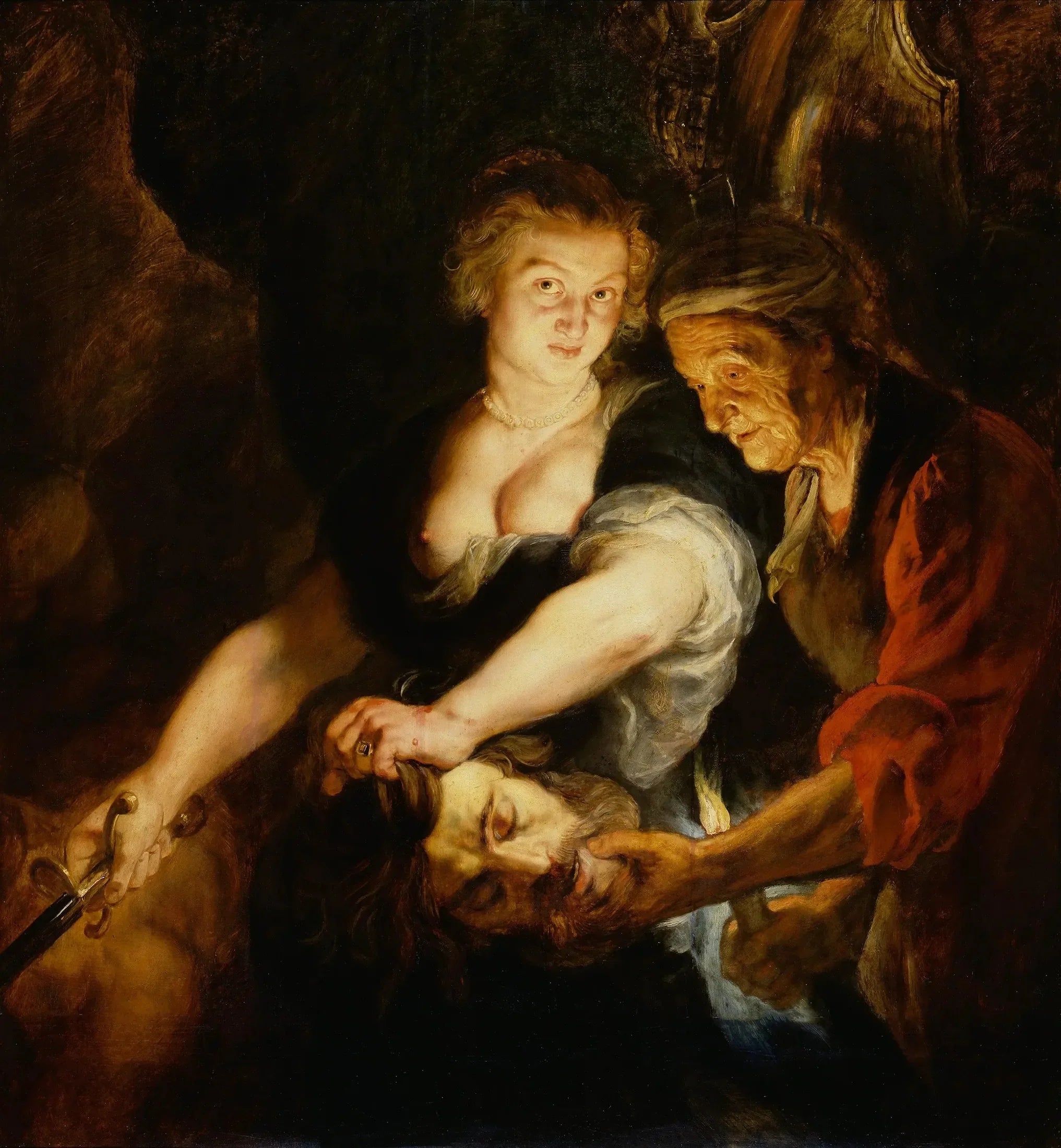 Judith avec la tête d'Holopherne - Peter Paul Rubens image 1 reproduction d’œuvre d’art à l’huile