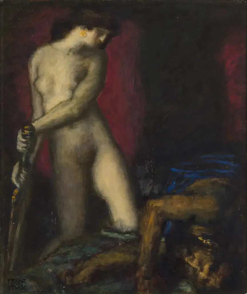 Judith et Holopherne II - Franz Von Stuck image 1 copie peinte à la main à l’huile