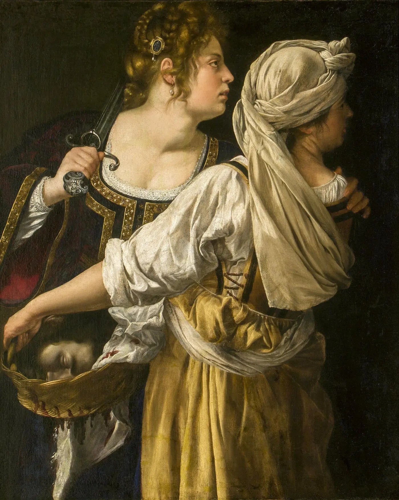 Judith et sa Servante - Artemisia Gentileschi image 1 tableau peint à l’huile sur toile