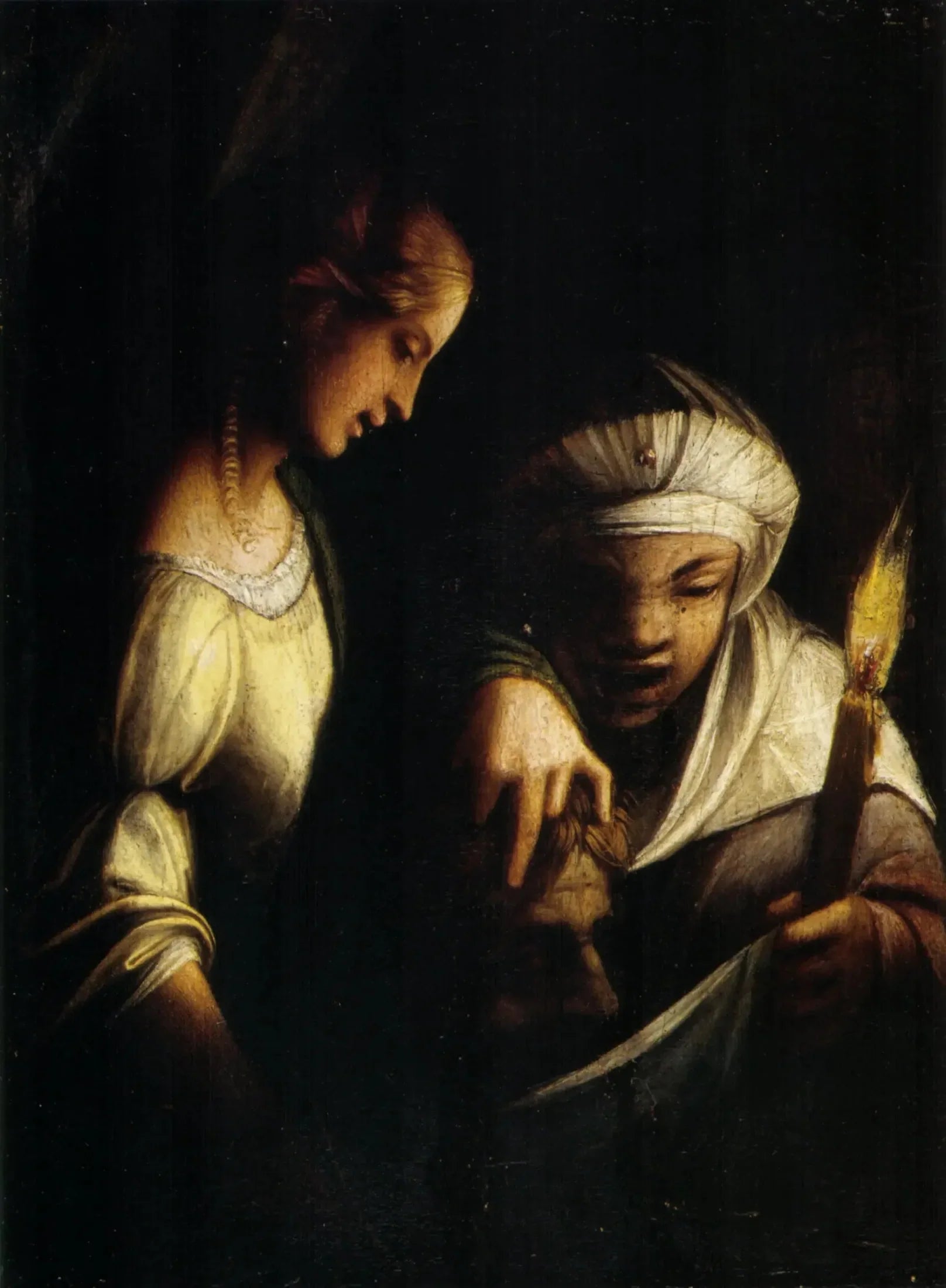 Judith et sa servante avec la tête d'Holopherne - Antonio da Correggio image 1 reproduction artisanale de tableau