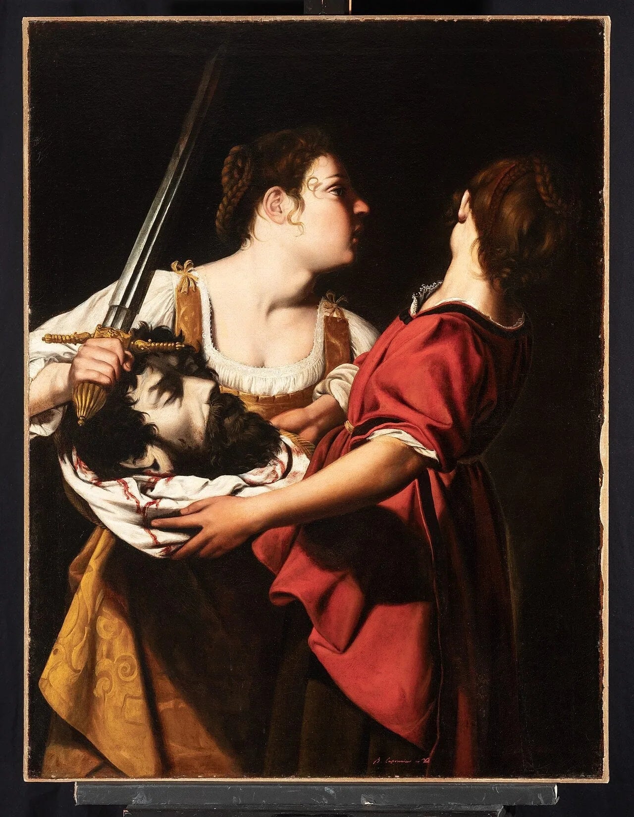 Judith et sa servante - Orazio Gentileschi image 1 reproduction artisanale de tableau