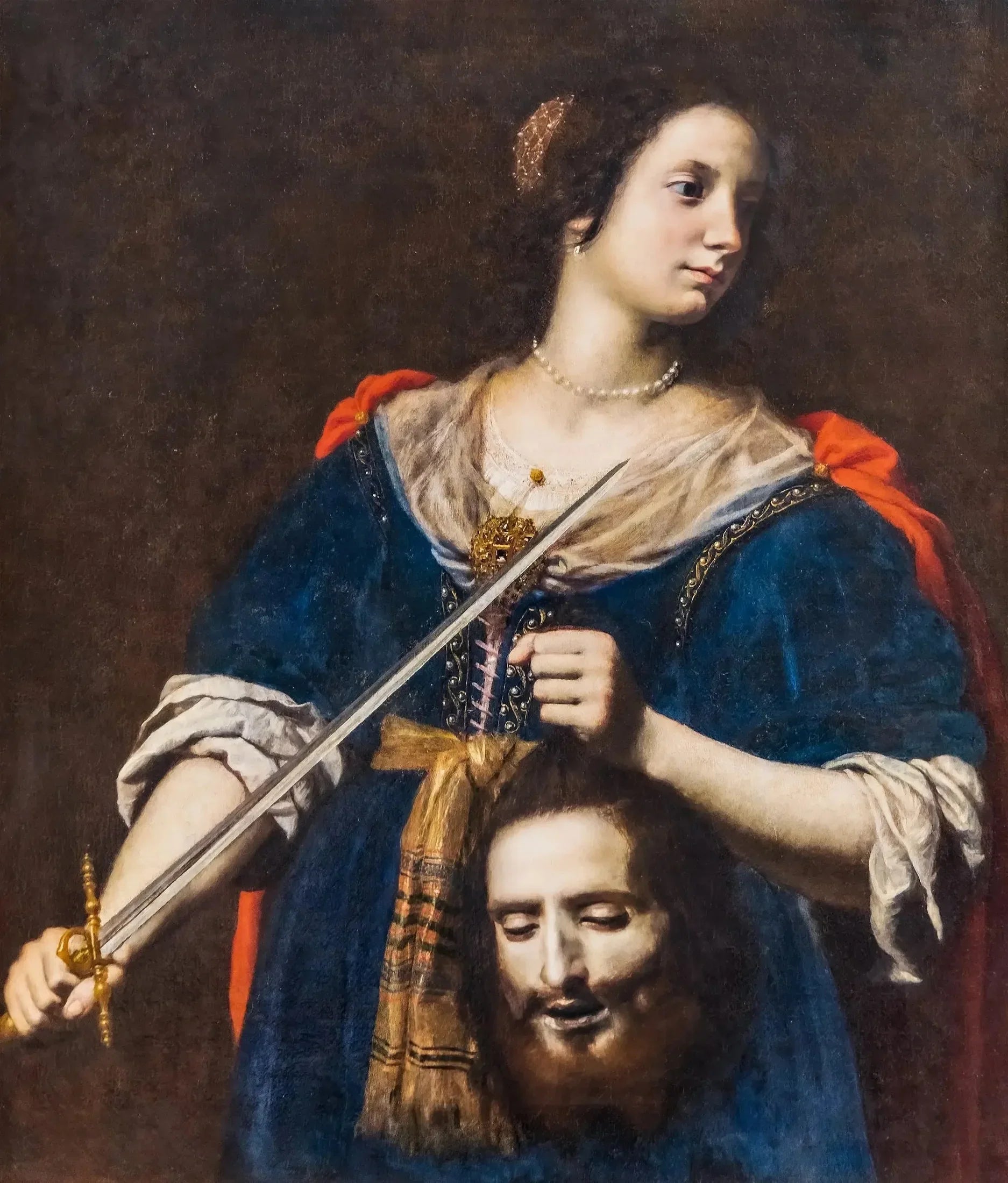 Judith locataire la tête d'Holopherne - Lorenzo Lippi image 1 reproduction de peinture à l’huile