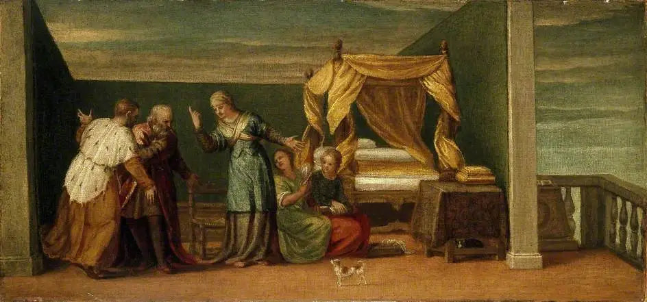 Judith recevant les Anciens de Béthulie - Paul Véronèse image 1 reproduction d’œuvre d’art à l’huile