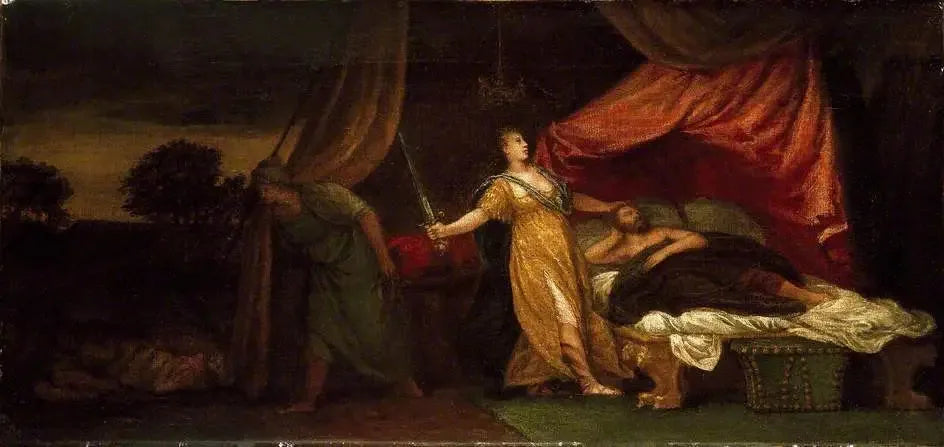 Judith sur le point de tuer Holopherne - Paul Véronèse image 1 copie de tableau peinte à la main