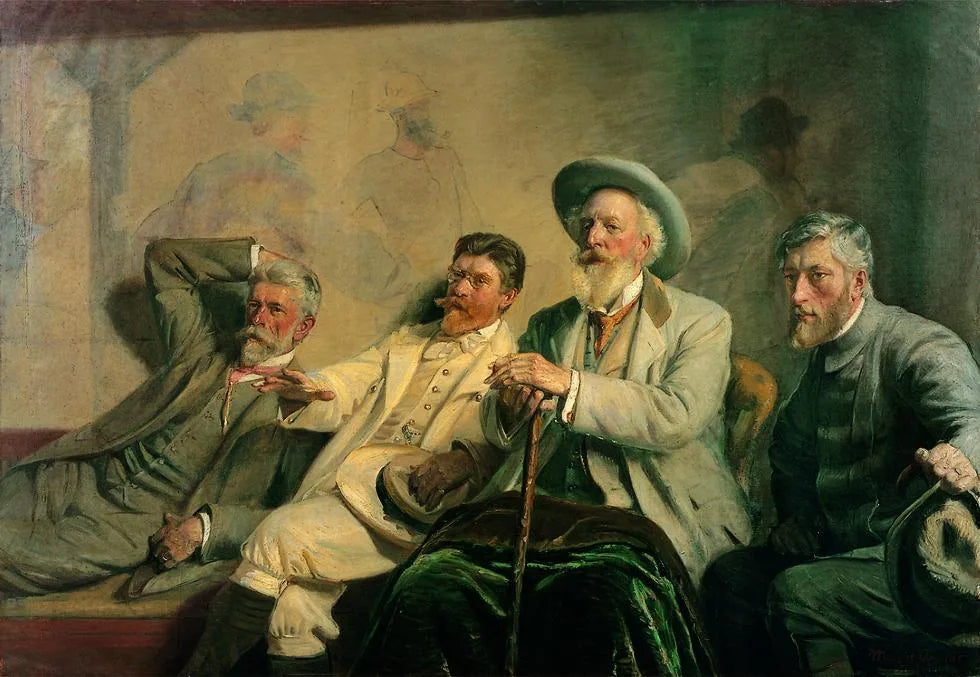 Juges d'art - Michael Peter Ancher image 1 tableau peint à l’huile sur toile